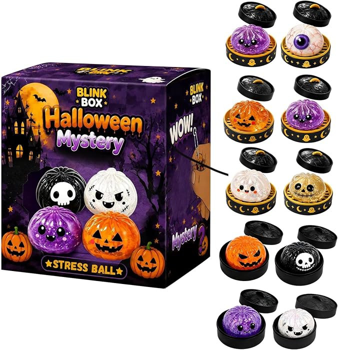 Halloween Dumpling Squishy Stress Relief Fidget Toys\uff0c#08-1pcs-3.35in | Amazon (US)