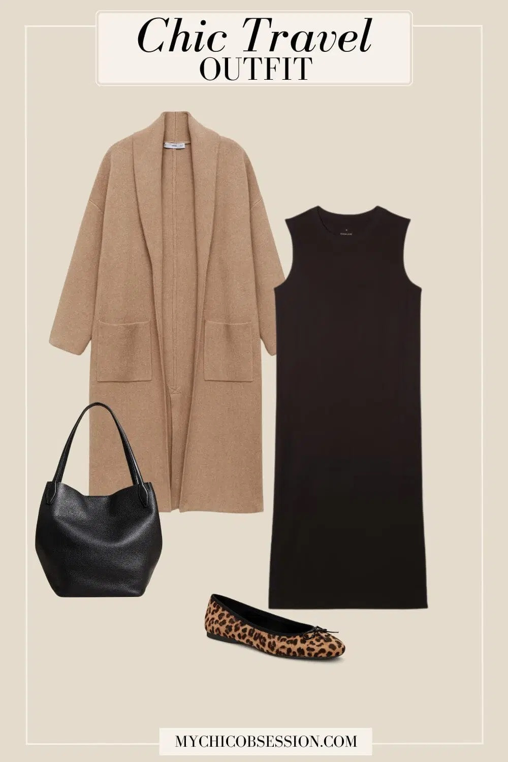 As we’ve seen time and time again, one of the easiest ways to look chic while traveling is to curate a cohesive color palette for your wardrobe. Neutrals like black, ivory, beige, and navy are timeless and effortlessly chic options that are easily styled. Try a sweater coat with leopard flats, and a little black dress. 

 #LTKSeasonal #LTKStyleTip #LTKTravel