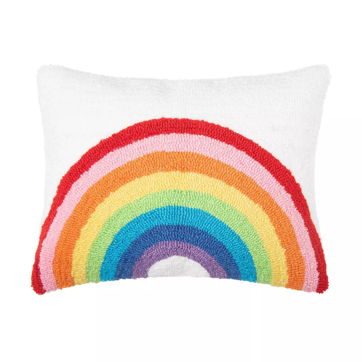 C&F Home 14" x 18" Rainbow Pride Hooked Pillow - Pride | Target