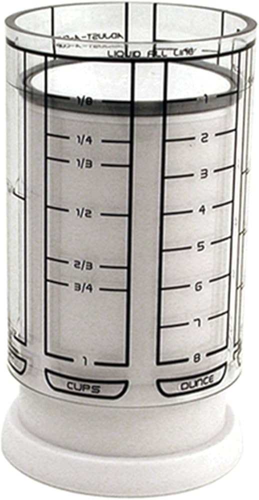 KitchenArt 1 Cup Adjust-A-Cup, Plastic, White | Amazon (US)