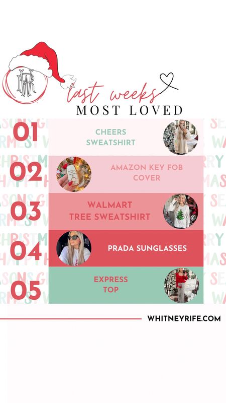 Last week’s most loved - holiday fashion - holiday tops - amazon finds - walmart fashion - Walmart finds 

#LTKGiftGuide #LTKHoliday #LTKstyletip