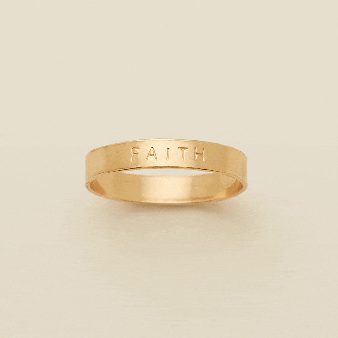 Made By Mary Amara Customized Ring | Handstamped & Everlasting | Made by Mary (US)