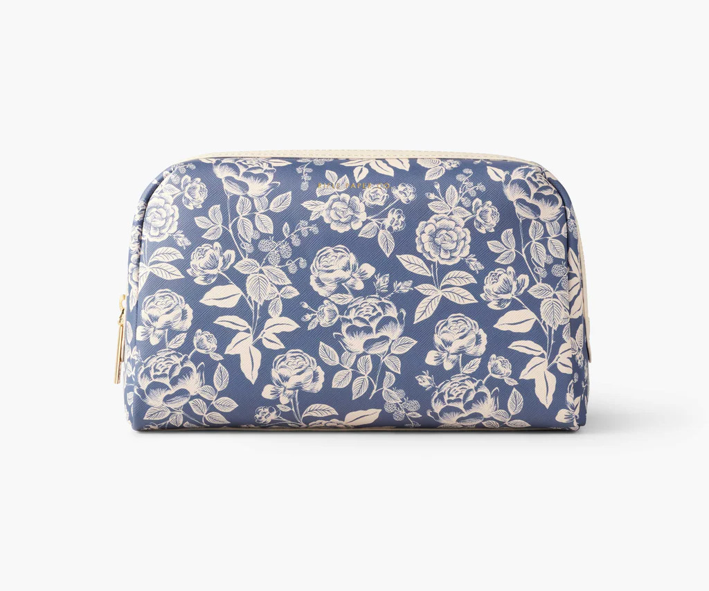 Large Cosmetic Pouch - English Rose | Rifle Paper Co.