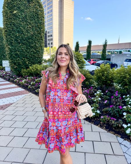 The CUTEST summer dress // code SHELBY15 for 15% off through Thursday, 6/13 // I sized up to a medium for the bump 

#LTKStyleTip #LTKBump #LTKFindsUnder100