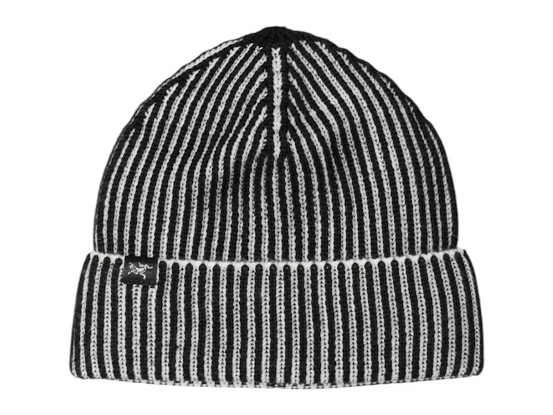 Arc'teryx Ribbed Toque Beanie in Black/Arctic Silk | StockX