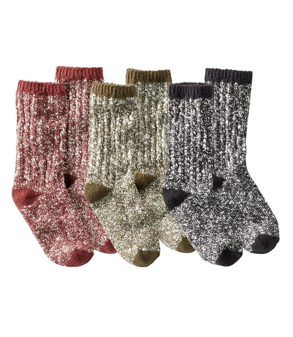 Adults' Cotton Ragg Sock, Three-Pack Gift Set | L.L. Bean