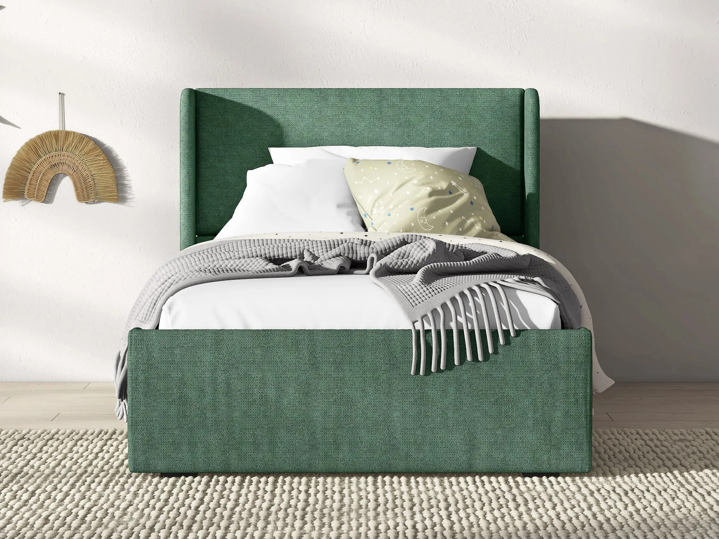Snug Upholstered Kids Bed | Leesa Sleep
