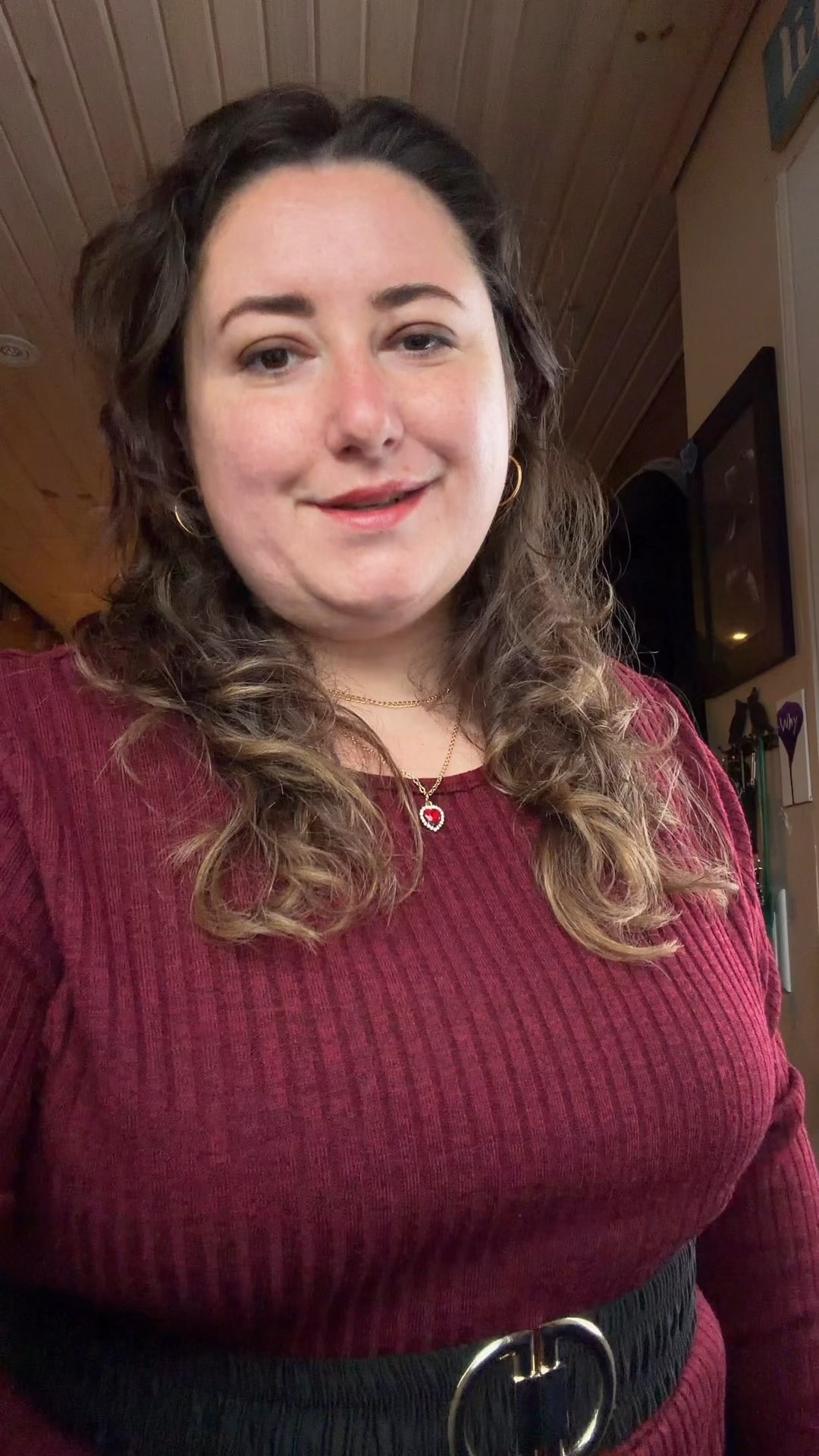 TGIF I literally cannot wait to hopefully relax now that it’s weekend! Since the sickness still is a journey in our household, it probably will be a little more low key but we gotta keep going 🫡❄️ what’s your weekend plans? Let me know below! 

Dress: @bloomchic 
Necklace: @bloomchic 
Will to live: myself 😂

#plusssize #plussizefashion #ootd #grwm #lifestyle #christmas #holiday 

Holiday party Christmas plus-size fashion lifestyle 

#LTKplussize #LTKwinter #LTKcanada