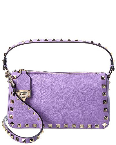 Rockstud Small Grainy Leather Crossbody | Rue La La