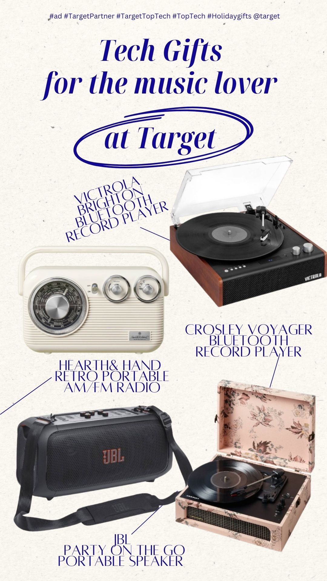 #ad #TargetPartner Target has the best tech gifts this year + everyone will love opening these!
Found some awesome gifts for the tech lovers from kids to adults! Just be sure to grab your Energizer batteries before the big day of gift opening!
#Target Top Tech #Top Tech #Holidaygifts
@target
Fave gift ideas from @jblaudio @energizer @ring @vtechtoys @discovery