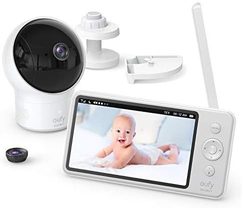 Baby Monitor, eufy Security Spaceview S Video Monitor, Peace of Mind for New Moms, 5 inch LCD Dis... | Amazon (US)