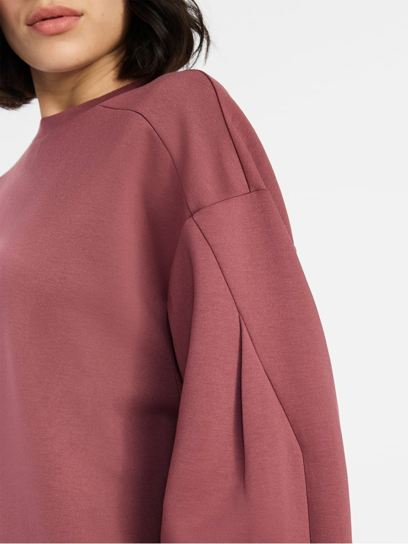 Avia Women's Luxe Fleece Crewneck Sweatshirt, Sizes XS-XXXL | Walmart (US)