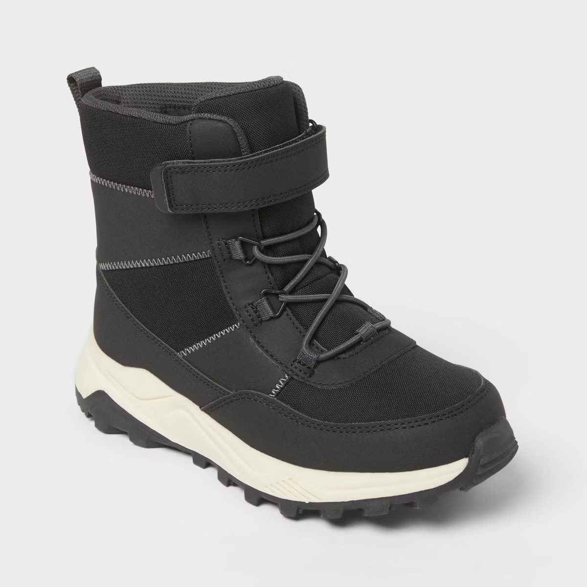 Kids' Noah Hiker Winter Boots - Cat & Jack™ Black 2 | Target