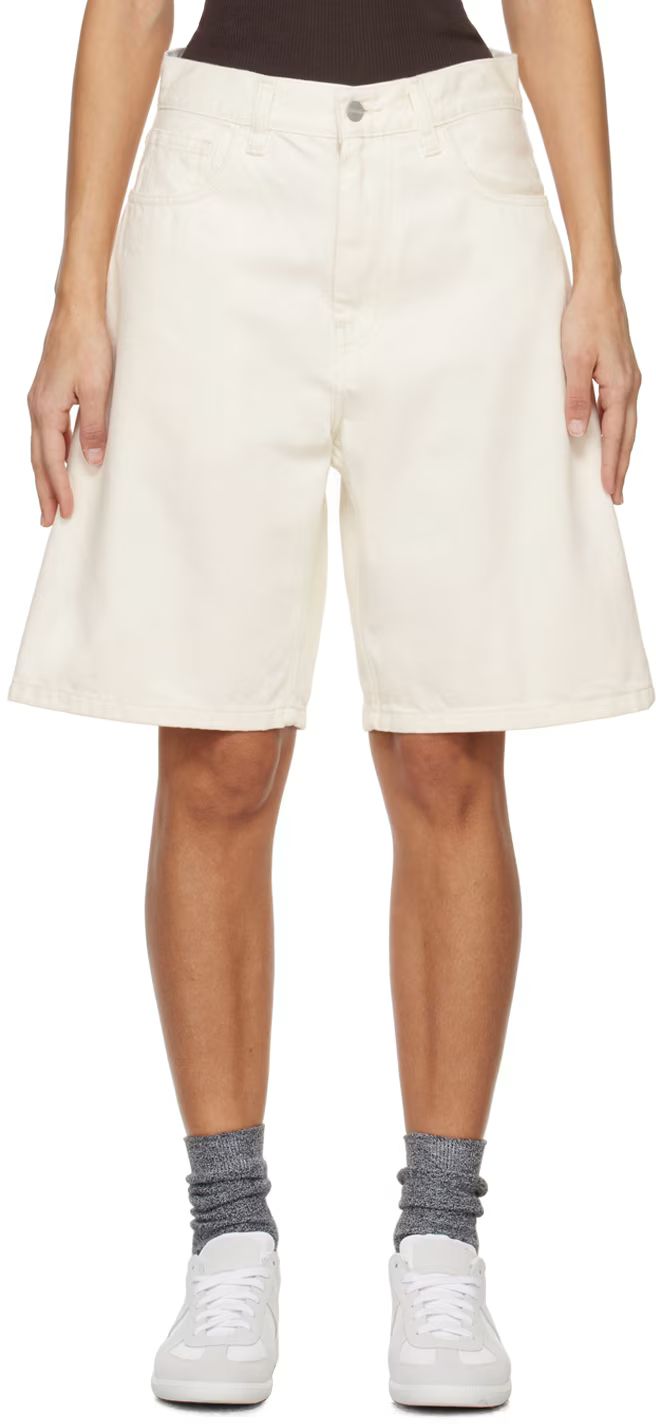 Carhartt Work In Progress - White Brandon Denim Shorts | SSENSE