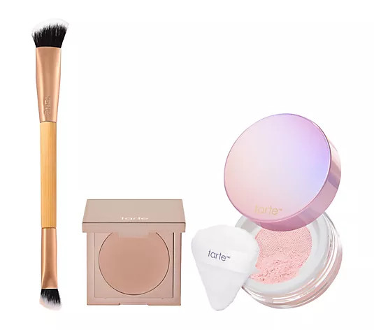 Make Your Selection: tarte cc undereye corrector & creaseless powder 3 pc set | QVC