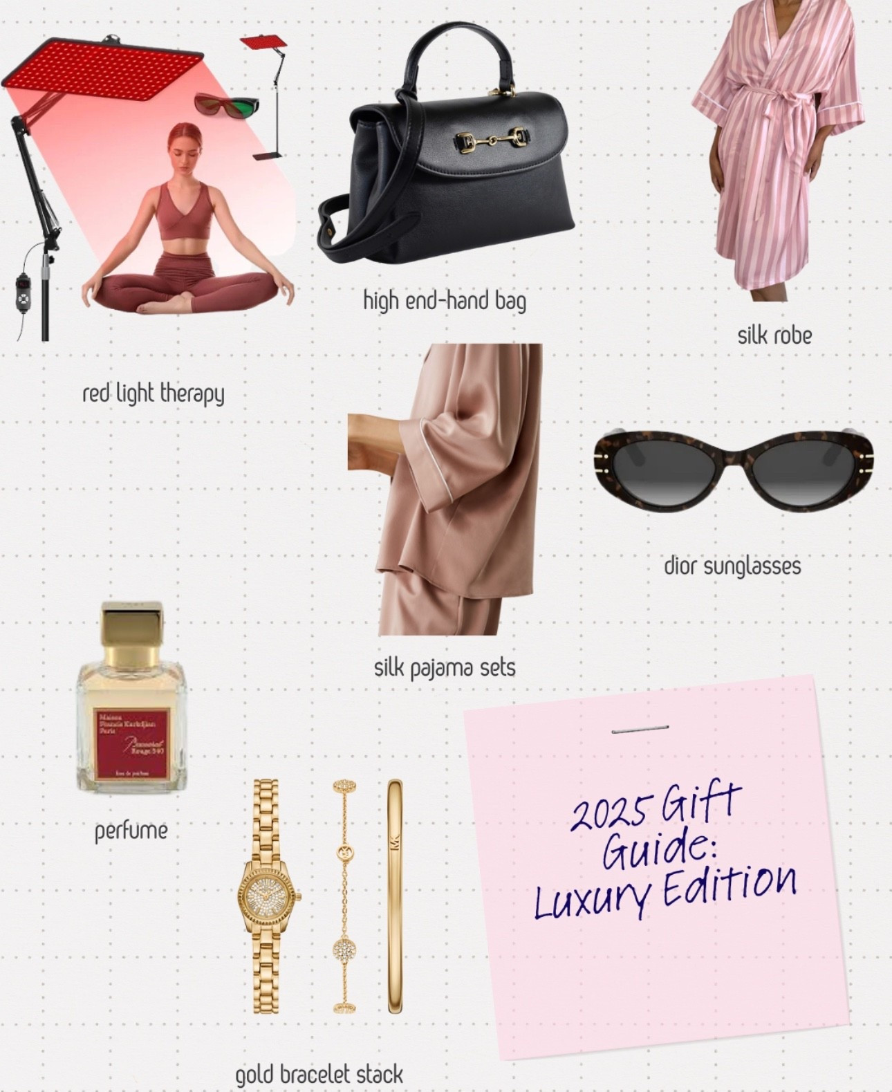 2025 Gift Guide: Luxury Edition… not Kim K type of luxury but still… still expensive 😊 

#LTKHoliday #LTKCyberWeek #LTKGiftGuide