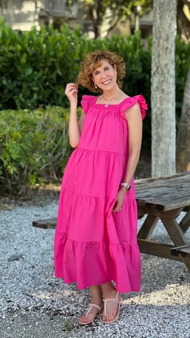 Fall dress, Pink dress, Midi dress, pearl accessories, pearl Apple Watch band, pearl earrings, pearl hoop earrings. Pearl embellished sandals, nude sandals, Gucci purse, white purse, crossbody bag, pearl necklace, initial pendant necklace 

This sweet pink maxi dress snags all the compliments whenever I wear it! I paired it with pearl accessories for a pretty pink and white combo. 

Transition it to fall by embracing the Barbiecore trend and pairing it with neutral or black accessories.

#LTKshoecrush #LTKunder100 #LTKSeasonal