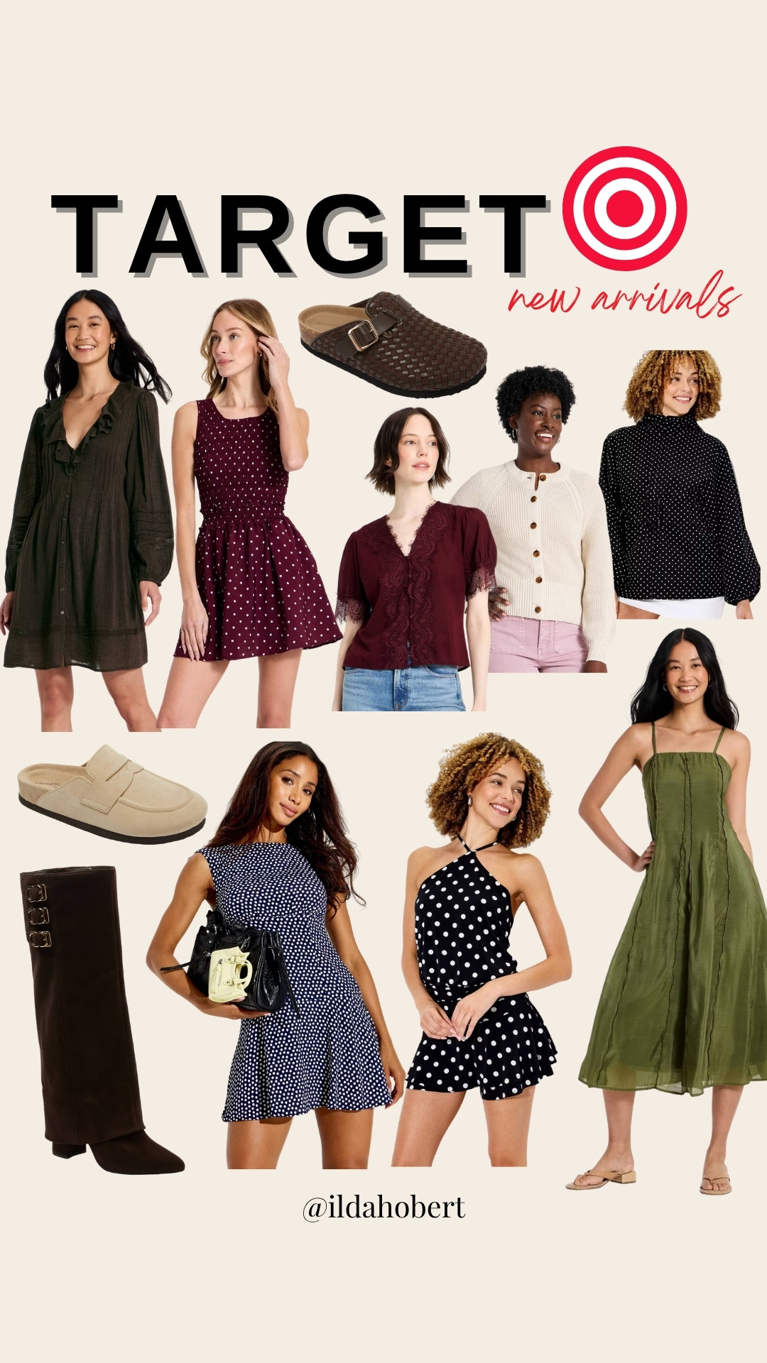 Target understood the assignment with these new fall arrivals! The colors, prints and shoe finds are all so good this season. 🎯🍂

Fall outfit, fall fashion, target new arrivals, dress, sweater, polka dot, boots, shoes 

 #LTKootd #LTKSeasonal #LTKSaleAlert