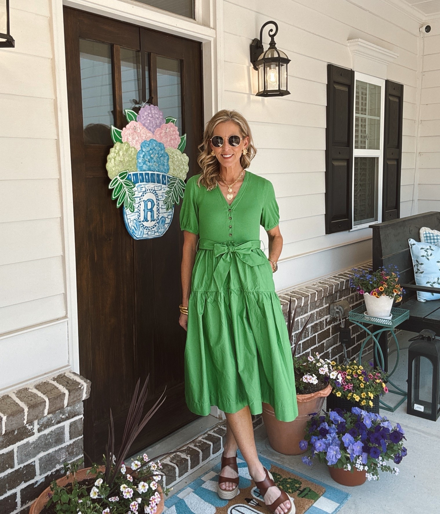 This green dress is one of those easy throw-on-and-go pieces that looks put together without even trying. It can be dressed it up or kept it casual with another everyday look… Walmart new arrivals are making everyone green with envy! 

*** the shell has limited sizes  in this color, but will restock and other colors are available! 

Walmart new arrivals, green dress outfit, under $25 dress, affordable spring fashion, Walmart fashion finds, casual spring outfits, easy everyday style, budget friendly outfits, spring dress ideas, porch outfit inspiration, southern style outfits, casual chic looks, Walmart outfit inspo, green outfit ideas, spring wardrobe finds
