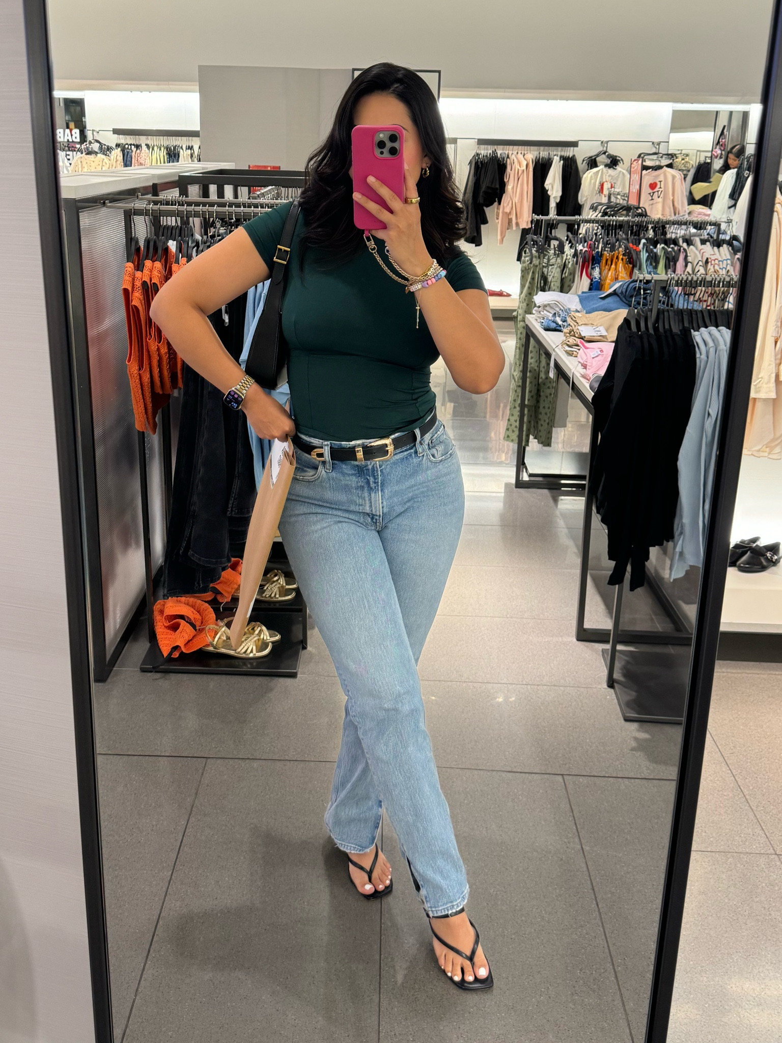 Yesterdays ootd! Fav Jeans are on sale! 🫶🏼 also these kitten sandals are sooo comfy!! Literally walked in them all day and my feet never hurt!

Top- medium
Jeans - 28/6
Sandals - TTS

#LTKBacktoSchool #LTKFindsUnder100 #LTKStyleTip