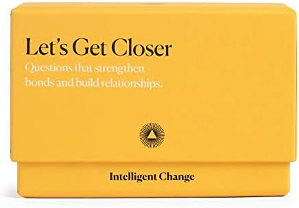 Intelligent Change - Let’s Get Closer: Social Bonding Card Game, Conversation Starters with Fun... | Amazon (US)