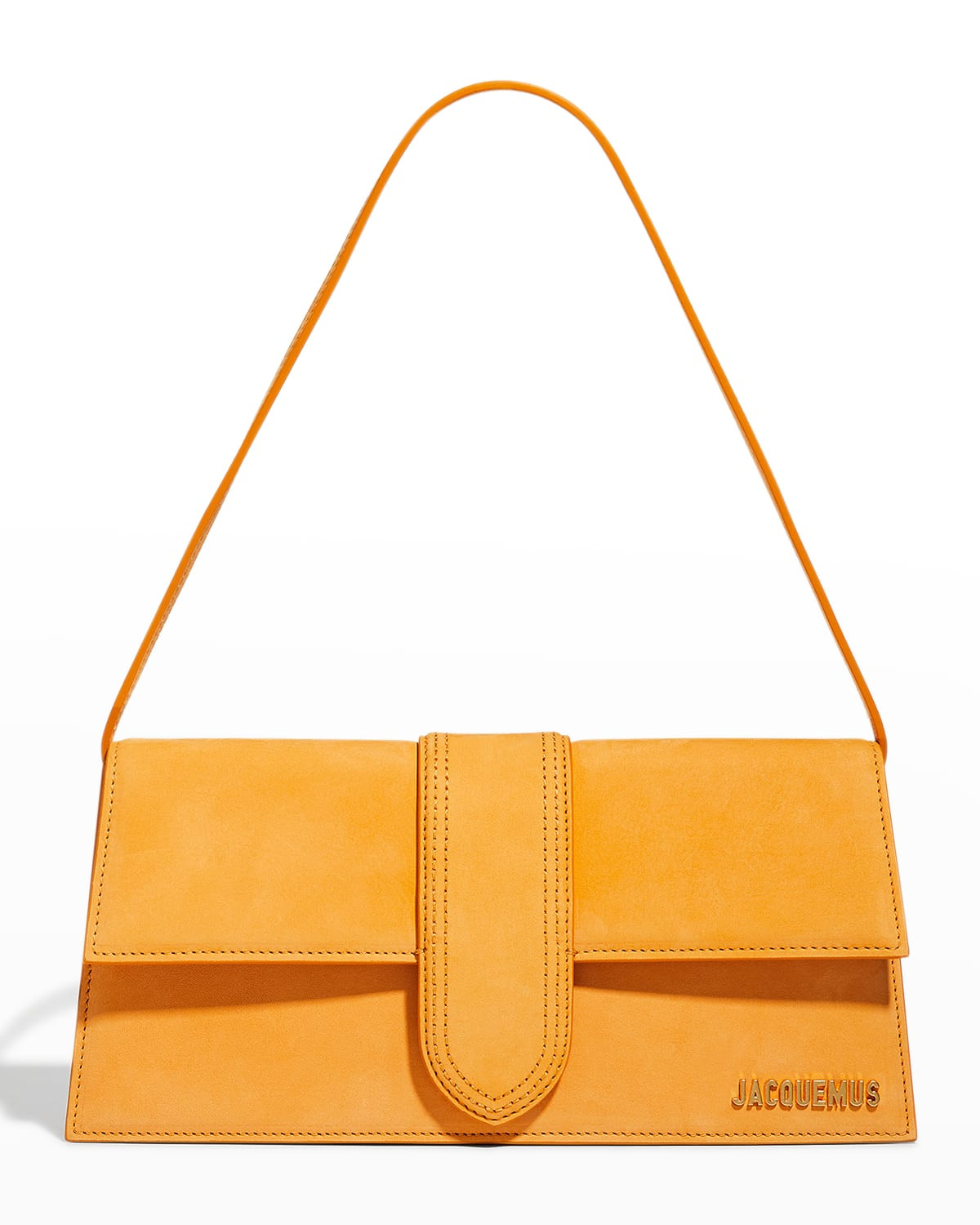 Le Bambino Long Suede Shoulder Bag | Neiman Marcus