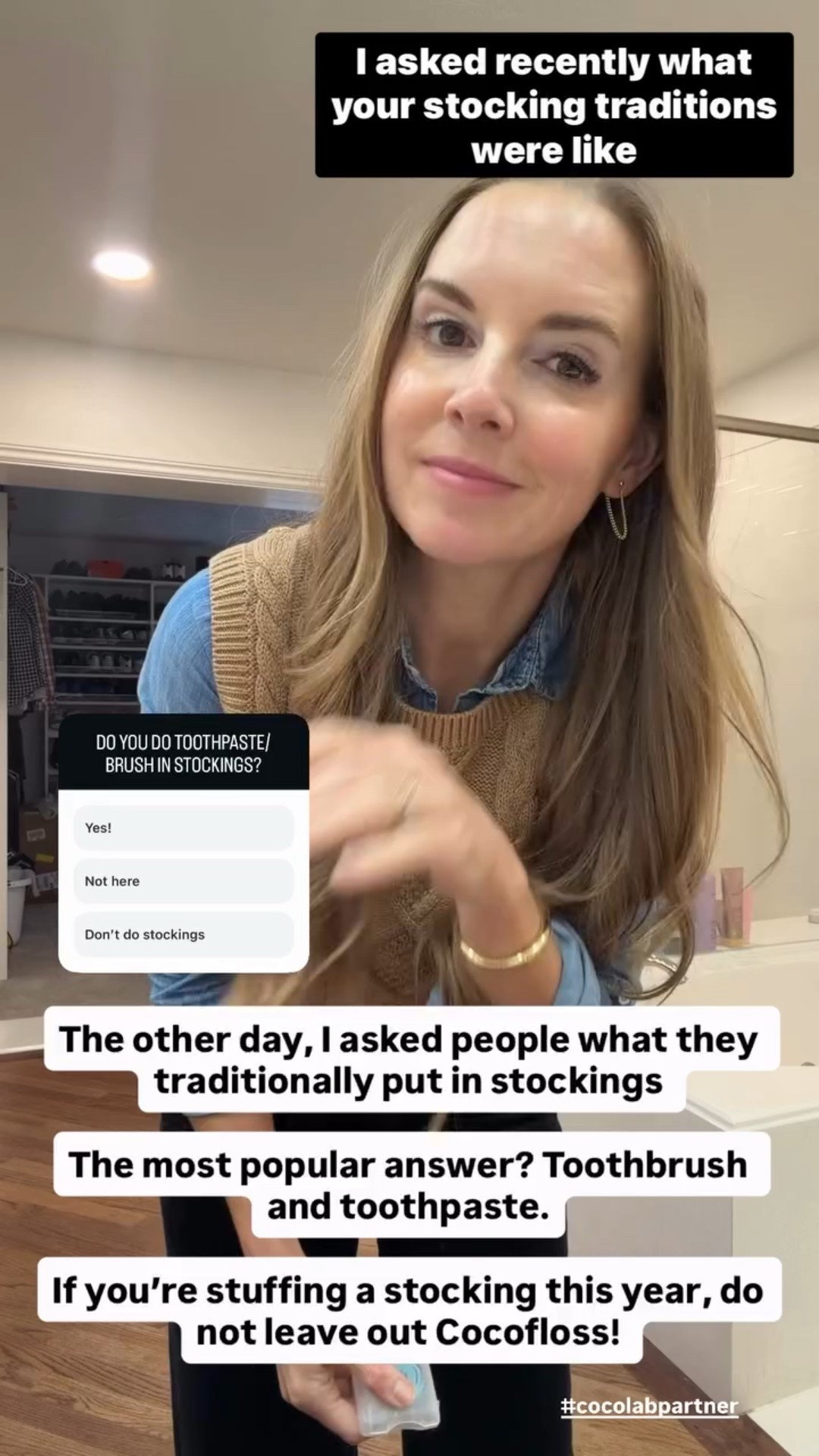 #cocolabpartner
If you traditionally put toothpaste or toothbrushes in stockings, do not leave out Cocofloss!

#LTKBeauty #LTKGiftGuide #LTKselfcare