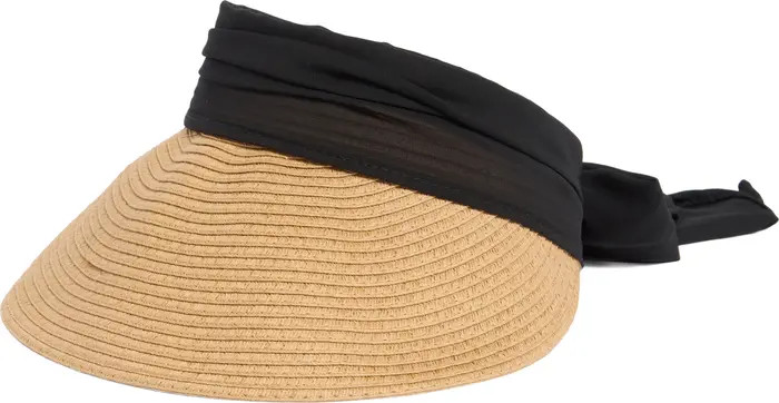 Vince Camuto Tie Back Chiffon Visor | Nordstromrack | Nordstrom Rack