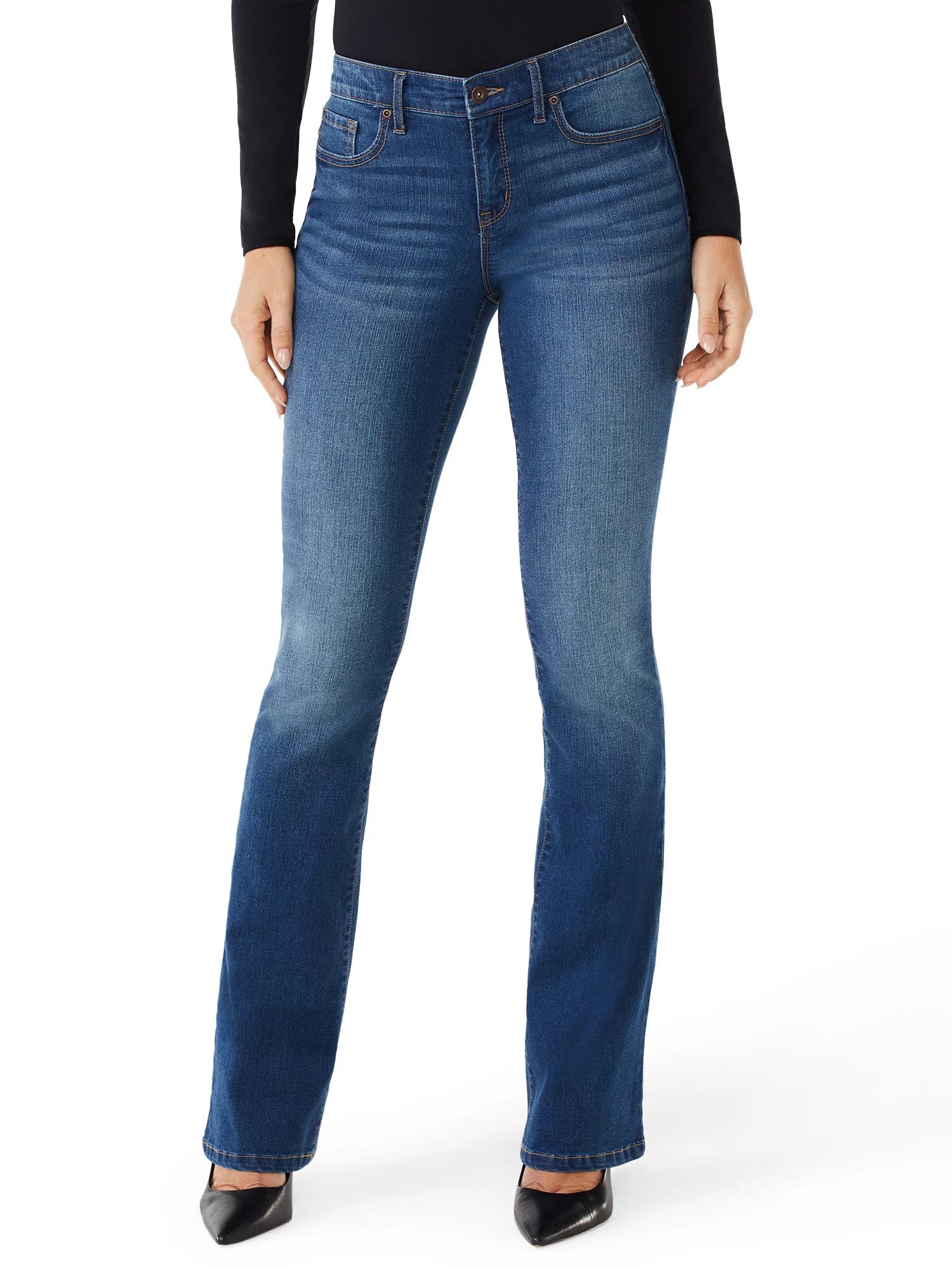 Sofia Jeans by Sofia Vergara Women's Marisol High Rise Bootcut Jeans - Walmart.com | Walmart (US)