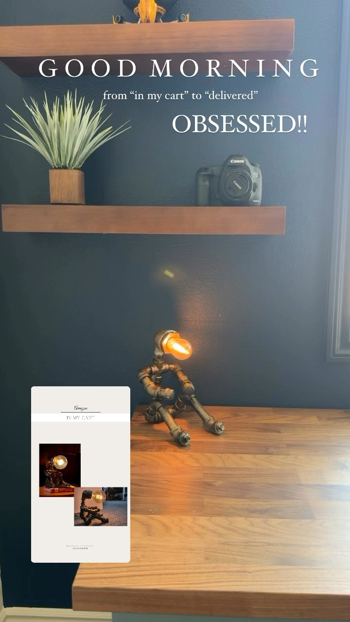 Masculine office #homeoffice #desklamp #home 

#LTKhome #LTKVideo #LTKGiftGuide