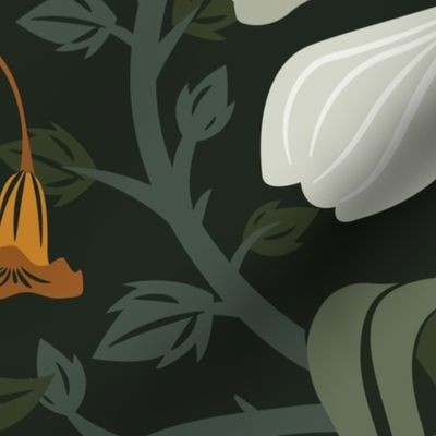 Crawling Vines Jumbo | Spoonflower