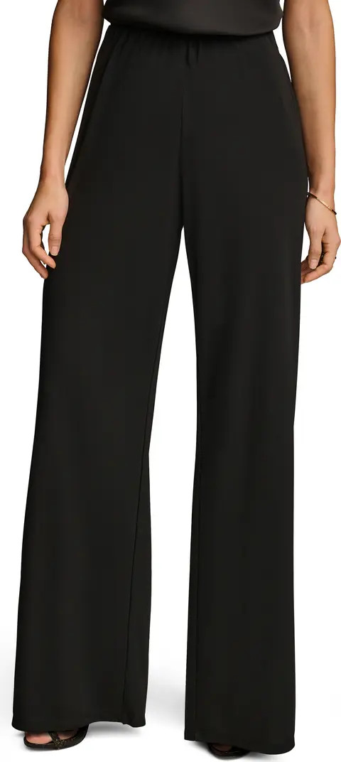 Flat Front Wide Leg Pants | Nordstrom