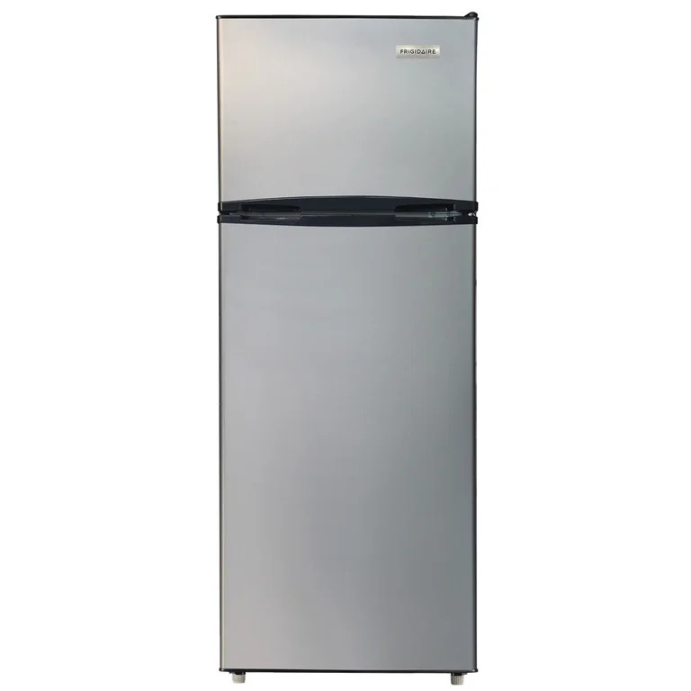 Frigidaire 7.5 Cu. ft. Top Mount Refrigerator, Apartment Size Fridge with Reversible Doors, Plati... | Walmart (US)