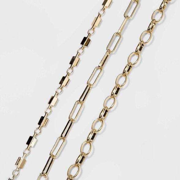 Shiny Chain Anklet Set - Wild Fable™ Gold | Target