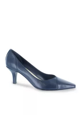 Easy Street Women's Chiffon Pumps, Blue, 9.5W | Belk