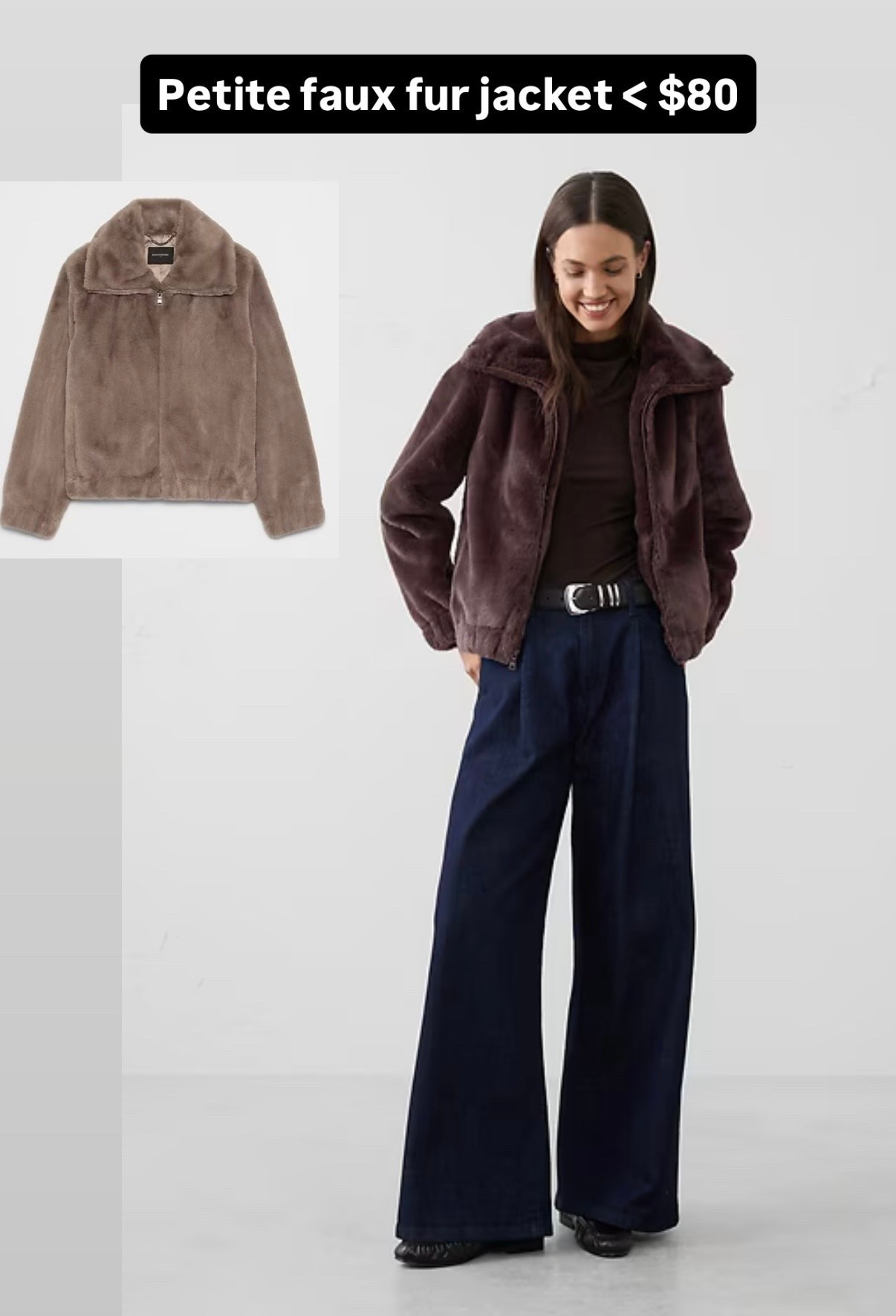 Loove the look of a luxe brown faux fur jacket paired with jeans, trousers, or dresses this time of year 

Found several options at different price points

• banana republic factory petites - under $80 now on sale 

• zara  kids (I’m usually size 12/13 kids)

• very luxe looking aritzia version starting in xxs

• jcrew starting in xxs 

Fall winter jacket, holiday party event style , Thanksgiving outfits 

#LTKParties #LTKHoliday #LTKPetite