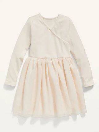 Fit & Flare Wrap-Front Tutu Dress for Toddler Girls | Old Navy (US)