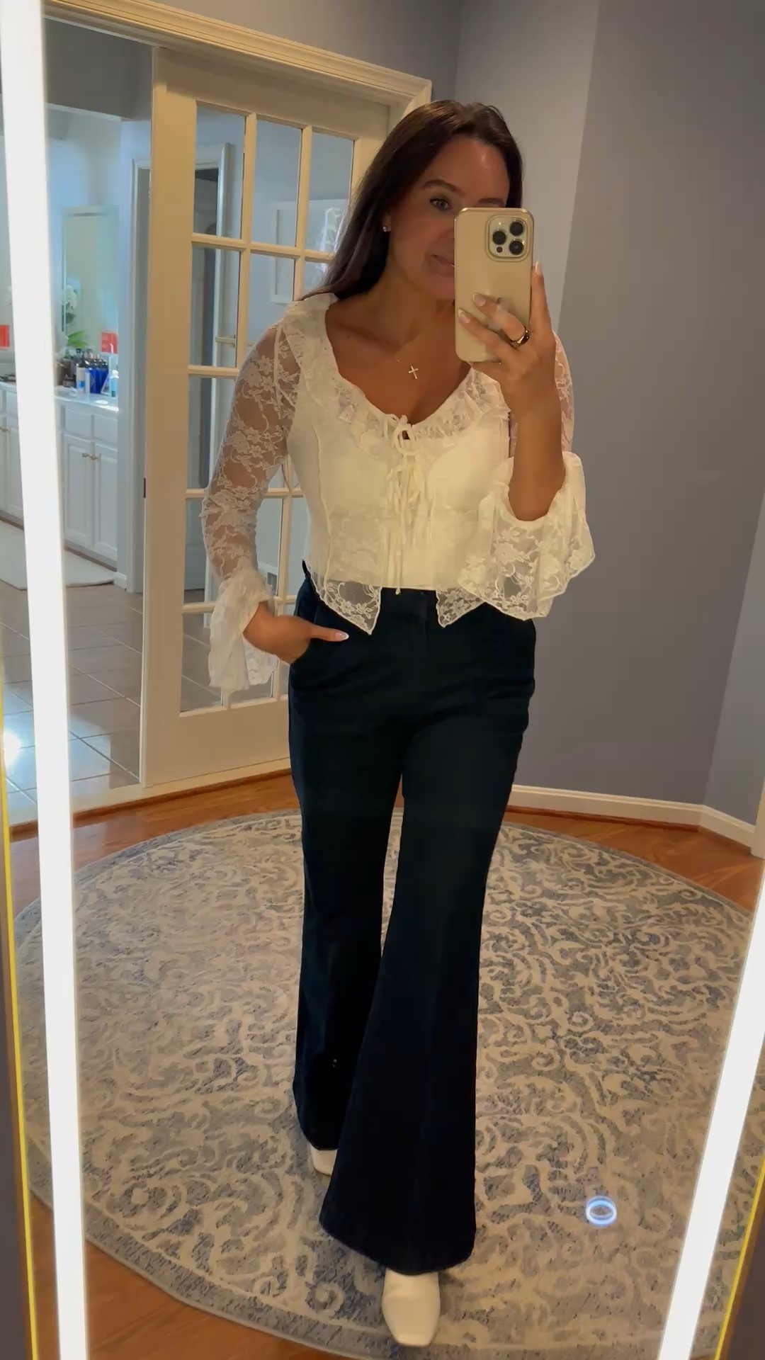 Walmart for the win!

Took a size medium in the top and size 6 jeans 👖 

#LTKSaleAlert #LTKSeasonal #LTKFindsUnder50