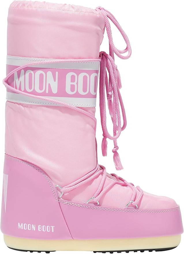 Amazon.com: Moon Boot, Icon Nylon Unisex Boots, 35/38, Pink : Luxury Stores | Amazon (US)