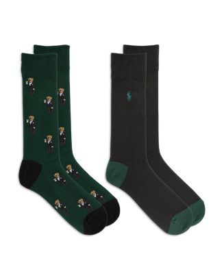 Mini Martini Bear Slack Socks, Pack of 2 | Bloomingdale's (US)