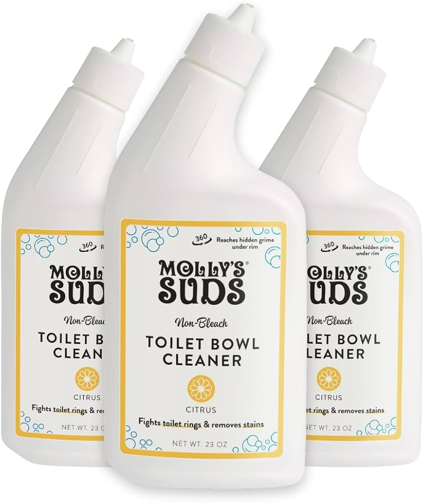 Molly's Suds Natural Toilet Bowl Cleaner | Non-Bleach | Plant-Based Gel Formula | Freshens, Remov... | Amazon (US)