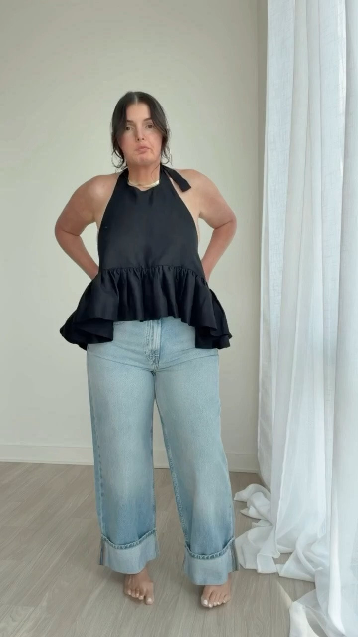 Wearing my true size in denim and fun top. 
Summer outfit

#LTKootd #LTKSeasonal
