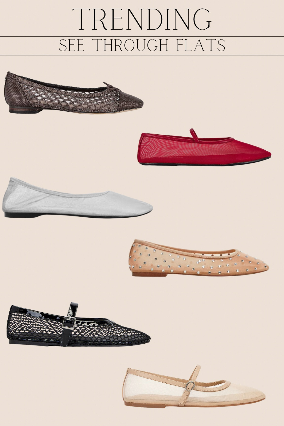 Trending: see through flats

#LTKshoecrush #LTKworkwear