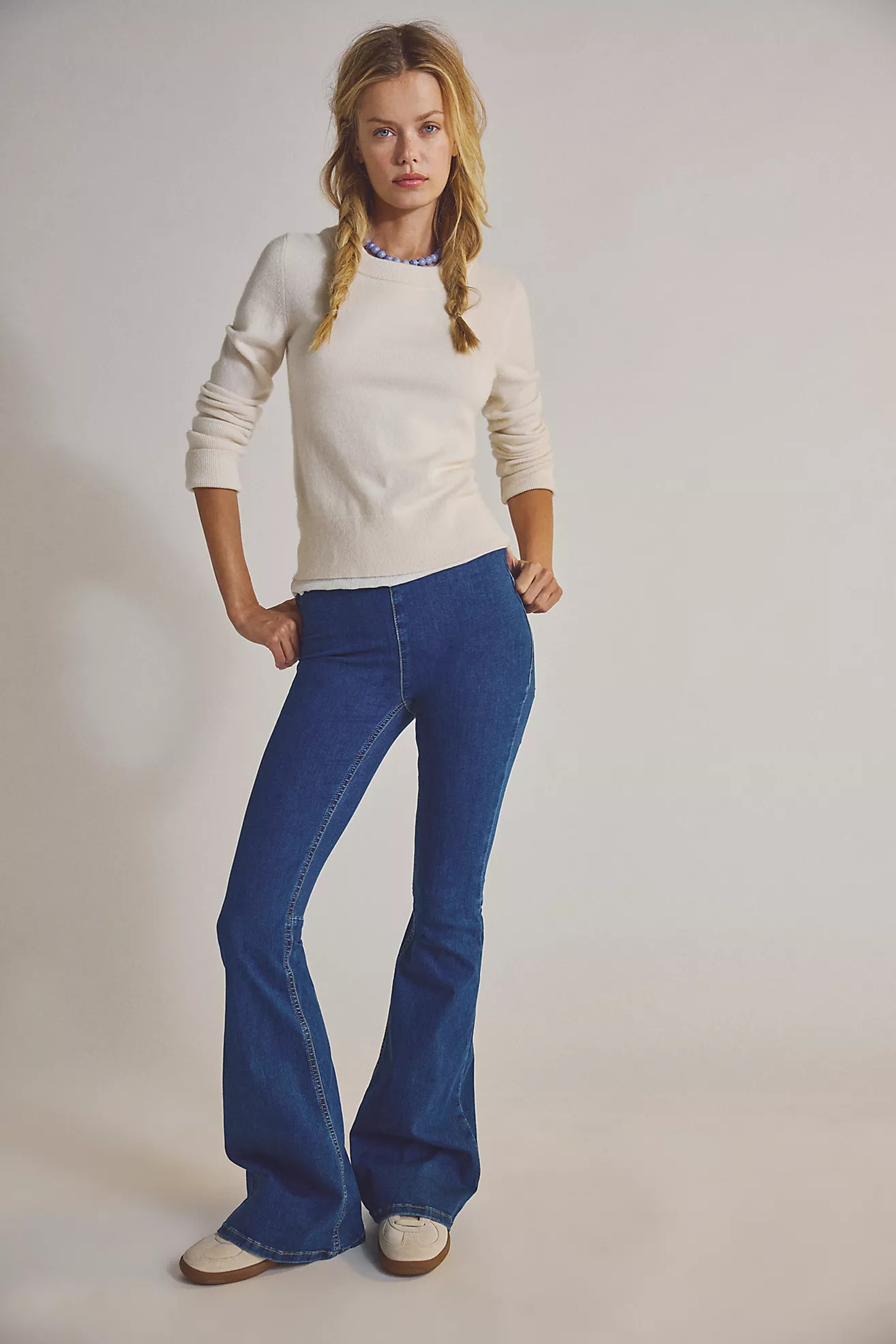 We The Free Penny Pull-On Flare Jeans | Free People (Global - UK&FR Excluded)