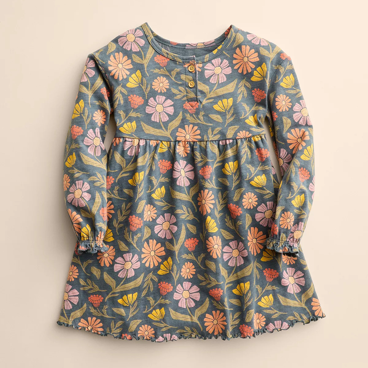 Baby & Toddler Girl Little Co. by Lauren Conrad Organic Henley Dress | Kohl's