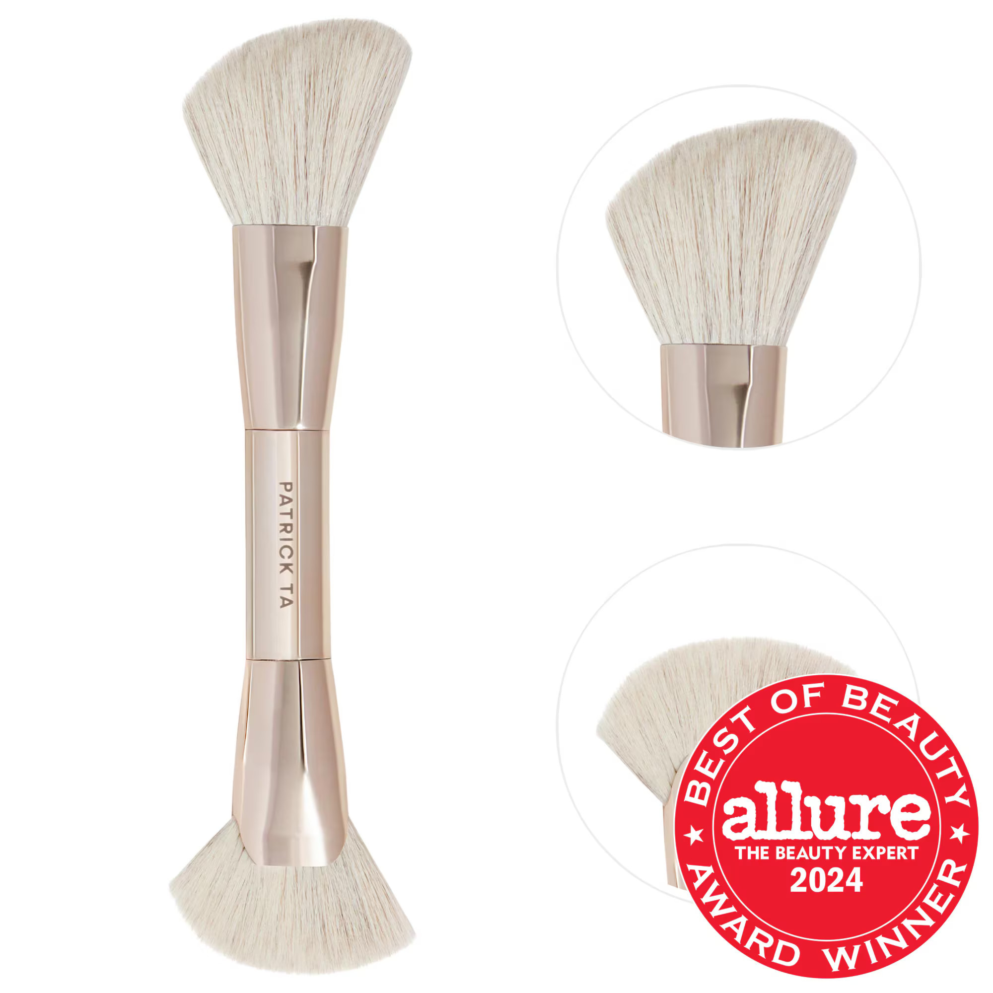 PATRICK TA Dual-Ended Contour Brush | Sephora (US)