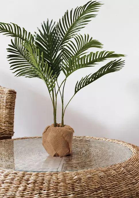 32 Inch Areca Palm Plastic Artificial Greenery | Belk