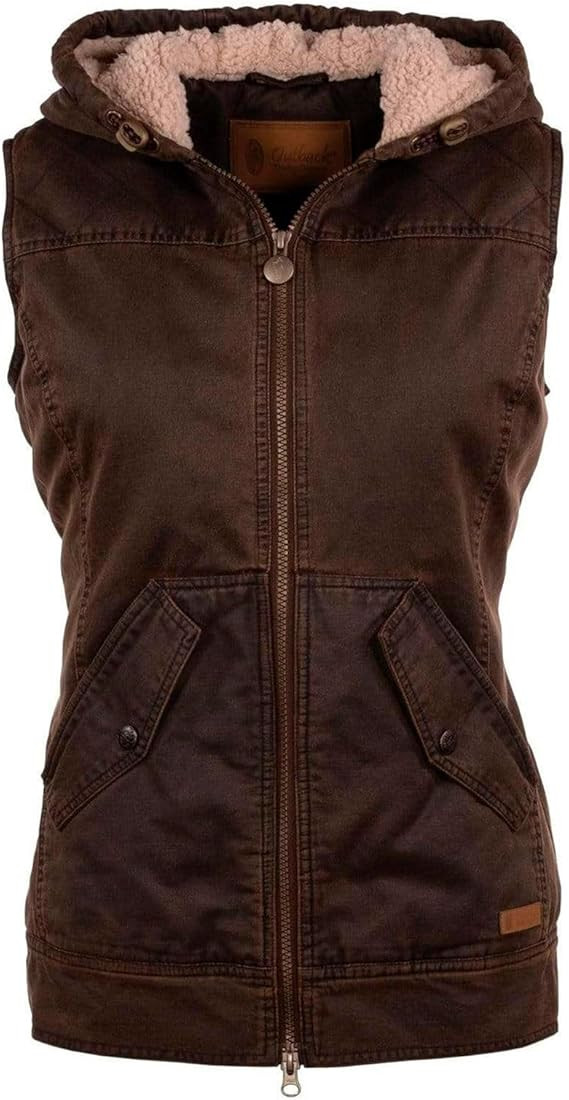 Outback Trading Company Women Heidi Warm Water-Resistant Zippered Canyonland Outerwear Western Ve... | Amazon (US)