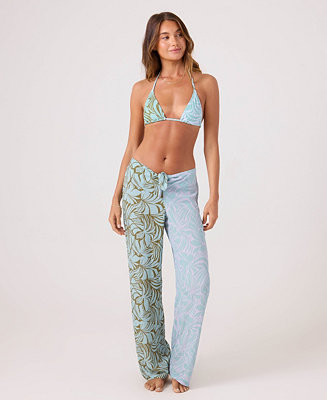 Women's Tie-Front Long Swim Cover-Up Pants | Macy's