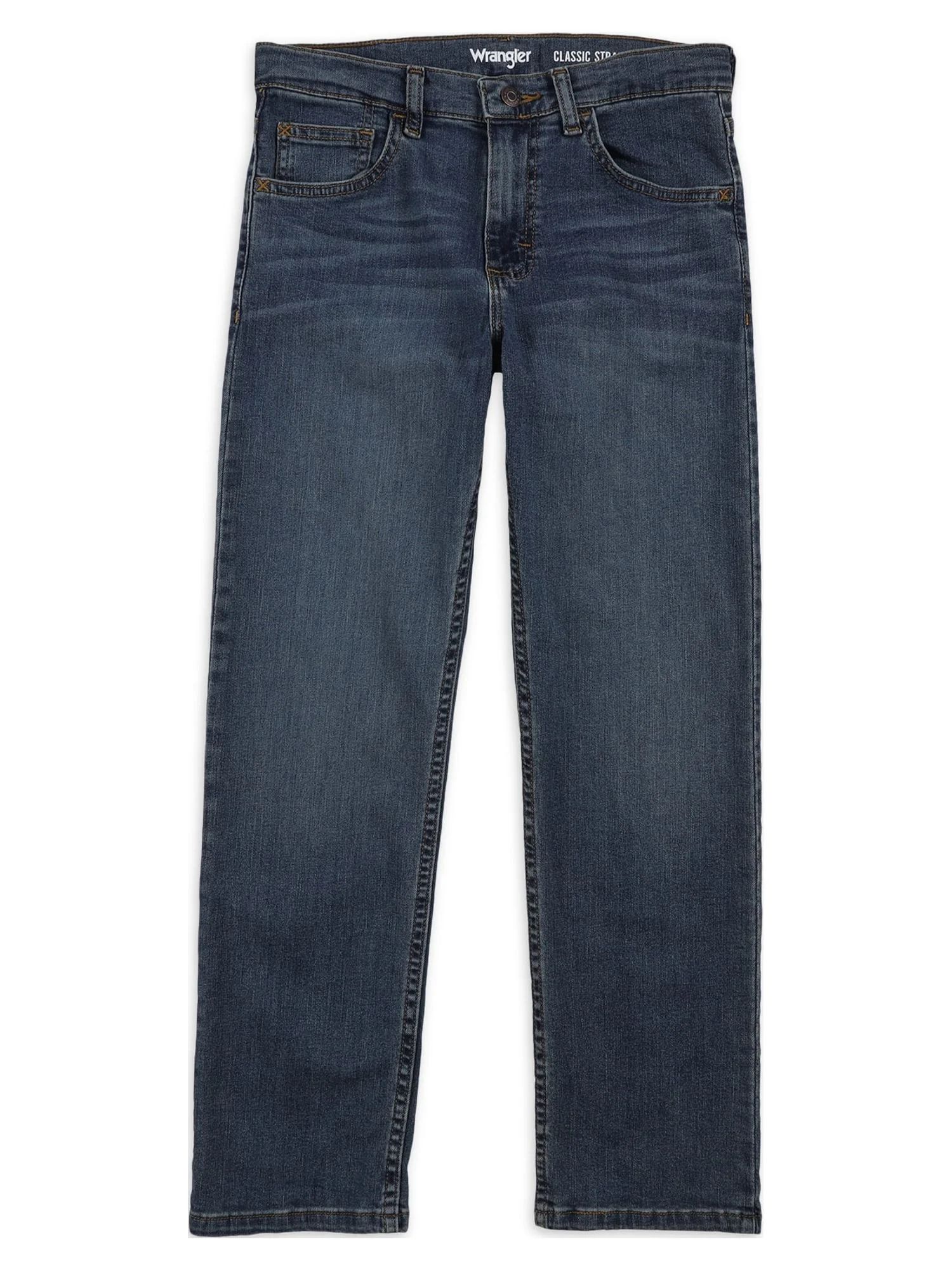 Wrangler Boy's Straight Fit Jean, Sizes 4 -16 Slim, Regular & Husky | Walmart (US)